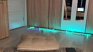 Holy cow, check this teen's anal plug with tail on webcam!