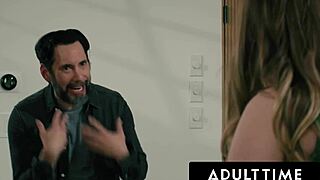 Perv property manager fucks big titty tenant Codi Vore after catching her masturbating