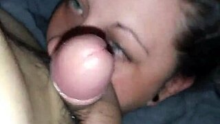 white milf sucking small cock
