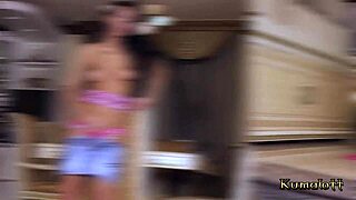 kumalott - super hot teen brunette plays with dildo solo action