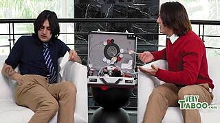 Father In Law Watches Naughty Family 3some