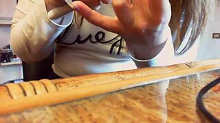 Italian long nails in sexy ASMR fetish video