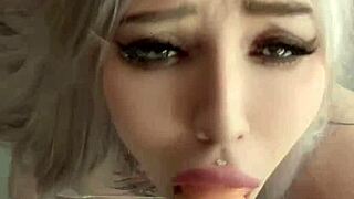 Fat Curvy Bunny Girl Toys Herself and Fucks Monster Cock for Creampie!