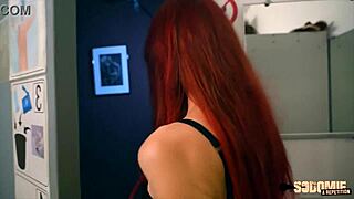 Hey Luna Belle, ready for two hard cocks to pound you in this steamy threesome?