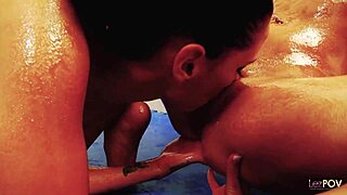 Pour That Syrup, Let’s Lick These Fake Tits Clean!