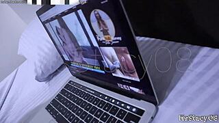 I caught insan watching porn in her uniform, leading to a homemade scandal with her big ass filipina teen.