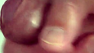 Watch this close-up solo masturbation session?