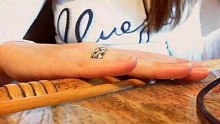 Italian long nails in sexy ASMR fetish video