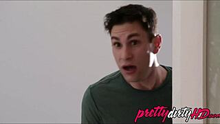 tiny teen alice march and bff fucking peeping tom with big cock 😍