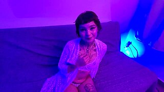 Cute Alt Teen 18+ Fucks Guy With Creamy Finish