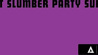 Girlsway - horny babes surprise pawg whitney wright with rough strap-on gangbang