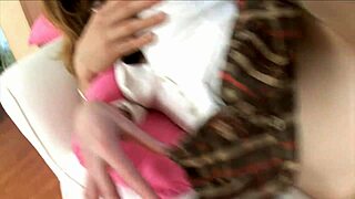 Fucking sexy blonde teen in stockings and lingerie