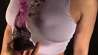 Hot Pussy Drilled by Big Purple Dildo for Loud Orgasm?