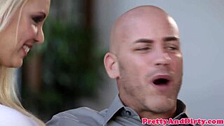 Busty stepdaughter licked and drilled hard