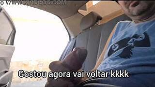 Risky public car masturbation session.