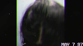 yo, wanna see this sexy brunette mexican get bent over for anal doggystyle in old vcr porno tape?