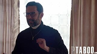 Belle Penelope Kay Confesses Desires to Priest Tommy Pistol