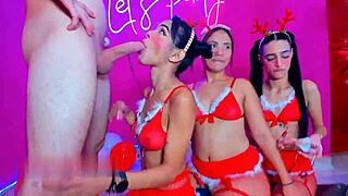 Jazmin And Friends Dominate With Sloppy Blowjobs And Rough Fucking