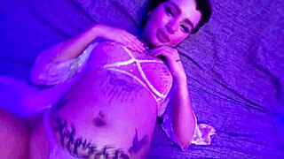 Cute Alt Teen 18+ Fucks Guy With Creamy Finish