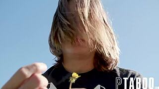 Payton Preslee and Axel Haze pull off boob trickery.