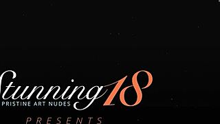 Tiny Blonde Teen Eva Lani Fingers Her Wet Shaved Cunt Hard