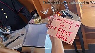 lisa wild love gets her first anal from a perv demon in halloween costume, or was it a dream?