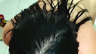 Helping Maid's Daughter with Morning Milk