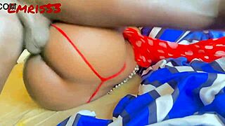 tiny 18+ ebony slut from hood got pounded real hard man!