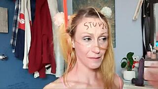 I crave deep throat humiliation in bathroom play