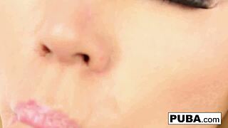 Nikita uses a toy in her solo scene