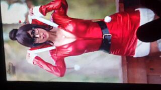 christmas orgy with lesbian group and milk play