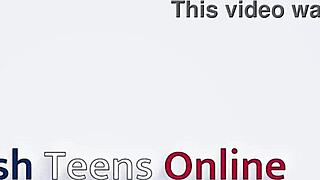 18-Year-Old Student Nurse Soaks Herself in Solo Climax