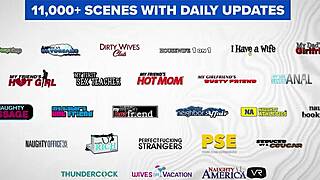 Blonde milf with big tits gets slammed in bathroom. Her curves take every inch hard.