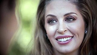 Babysitter tribbing and licking big tits.