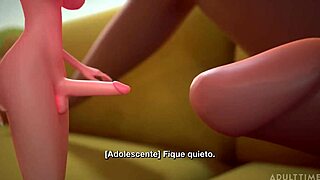Tiny 18+ Trans Fucks Giant Busty Trans With Portuguese Subtitles Uncensored