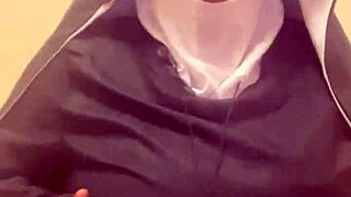 nun in hazelnut costume on halloween, ready for fun 😈