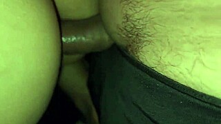 My husband catches me masturbating with a dildo and punishes me by fucking my big Colombian ass.
