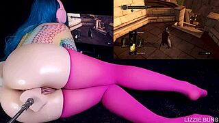 Intense Dark Souls Fuck Machine Challenge With Squirting Climax