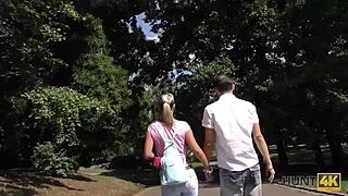 czech teen nearly loses wallet but finds wild hidden sex