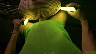 CATWOMAN'S NIGHT ADVENTURE WITH LATEX AND FISHNETS