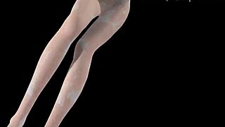 Hatsune Miku in bunny costume for project diva