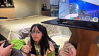 Perfect Blowjob While Playing Call Of Duty 3 Ft Amberzinha