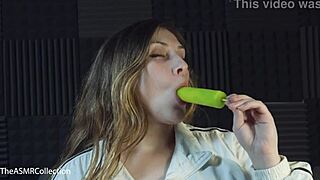 slobbery wet popsicle sucking asmr sounds