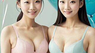 sweet asians in panties and lingerie