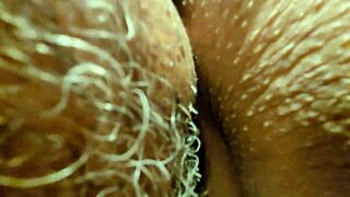 pov of redhead bbw sucking hubby and getting pounded doggystyle till he finishes inside.