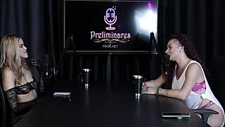 Brazilian Swinger's First Gang Anal Experience in Lingerie