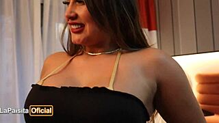 The hotwife milf feels so excited fucking her best friend's son Sam Bourne, her big ass shaking