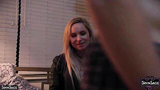 Hot Lesbians Sinn Sage and Aiden Starr Devour Each Other's Pussies! 😍