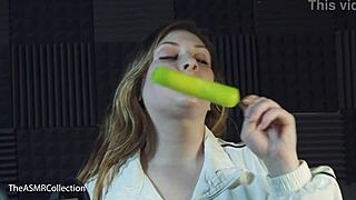 slobbery wet popsicle sucking asmr sounds