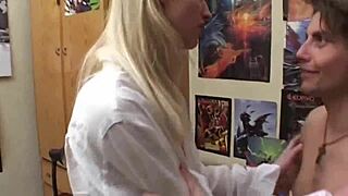 Young Man Seduces Mature Blonde!